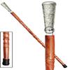 Walking Cane Rosewood Designer Wooden Walking Stick with Brass Nickel Handle Gift for Men & Women 37 inch Brown (MOOM) view 1