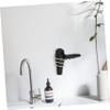 IMIKEYA 2pcs Hair Dryer Holder Wall Mount No Drilling Spiral Storage Rack for Bathroom Space-Saving Design Compatible Hair Dryers Easy Installation Finish view 3