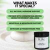 Dr. Skin Organic Wild Yam Cream for Women | Herbal Balancing Moisturizer for Womens Comfort with Dandelion, Red Clover, Chaste Berry & Cramp Bark | Nourishing Natural Cream, 4oz view 3