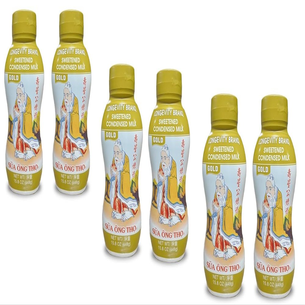 NineLife Basics 3 Packs - Longevity Gold Sweetened Condensed Milk from Canada - 15.8 Oz