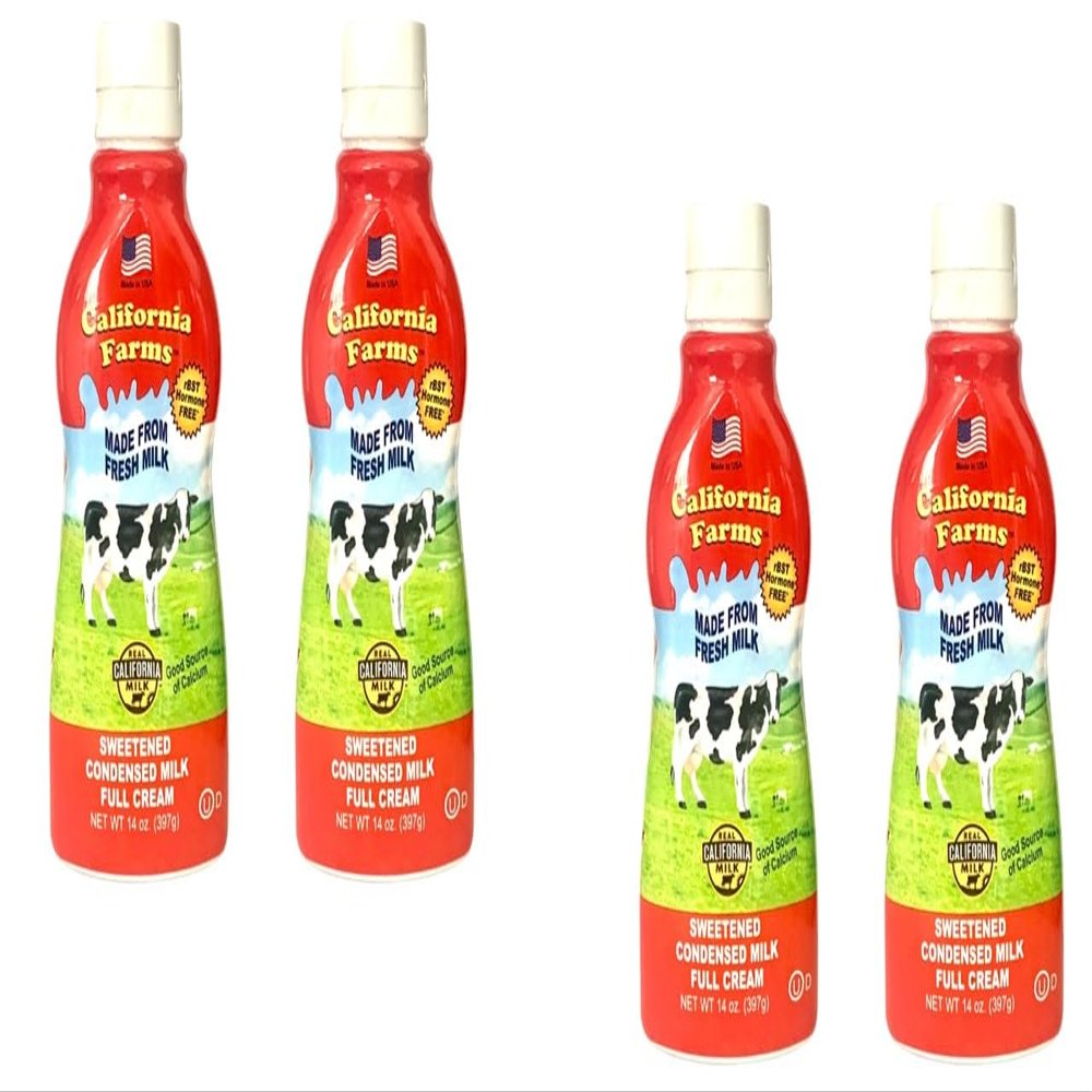 NineLife Basics 2 Packs - Sweetend Condensed Milk Full Cream from California Farms - 14 Oz