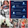 Muscle I.V. Hydration Electrolyte Drink Mix - Watermelon Peach - 16 Easy Open Single Serve Powder Stick Packs | Caffeine Free | Gluten Free | Soy Free | Non-GMO | 100% Vegan view 3
