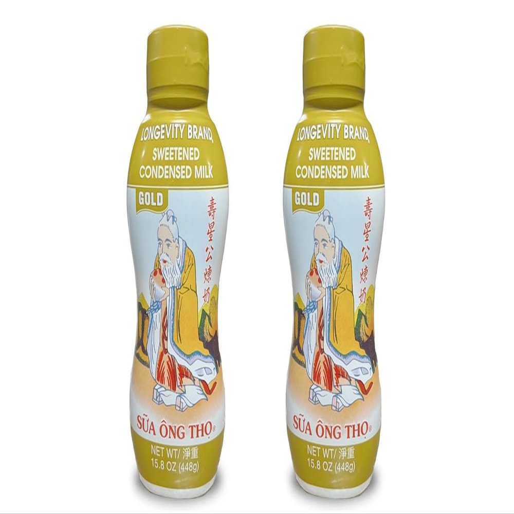 NineLife Basics 1 Pack - Longevity Gold Sweetened Condensed Milk Full Cream from Canada - 15.8 Oz