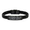 Appreciation Dental hygienist Gifts, I Hate Being Sexy but I'm, Birthday Braided Leather Bracelet For Dental hygienist from Boss, Toothbrush, Toothpaste, Floss, Dental appointment, Teeth cleaning