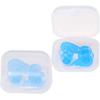 Anneome 6pairs Ear Protectors for Boy Girl Silicone Swimming Earplugs with Case Black Green Yellow Orange for Swimming Water Activities view 3