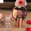 HXSCOO 2ML Natural Amethysts Strawberry Quartz Roll On Perfume Bottle Pendant Necklace Women Quartz Crystal Essential Oil Roller Bottle (Color : Labrdorite) view 2