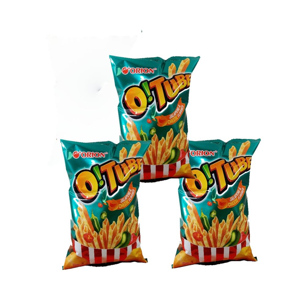 Generic ORION O! Tube Snack Chip Variety Packs - Cheddar Cheese/Sweet Chilli/Jalapeno & Cheese [115g/Flavors] (Halapino 3ea)