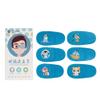 6 Pcs Eye Patches for Kids Girls Boys Right and Left Eye Patch for Eyeglasses, Lazy Eye Patch for Children Treating Lazy Eye Amblyopia Strabismus and After Surgery (6 Cartoon Blue, Left) view 1
