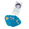 6 Pcs Eye Patches for Kids Girls Boys Right and Left Eye Patch for Eyeglasses, Lazy Eye Patch for Children Treating Lazy Eye Amblyopia Strabismus and After Surgery (6 Cartoon Blue, Left) view 2