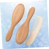 NOLITOY 6pcs Bath Brush and Comb Hair Brush for Boy Girl Comb Gentle Scalp Massage Tool for Newborns and Toddlers view 3
