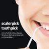 Angled Toothpick Scaler-Like Toothpick White Plastic Household Teeth Cleaning Curved Hook in Colourful Bottle with Upward Small Lip Easy to Use (Magenta & Turquise, 2 Count) view 2