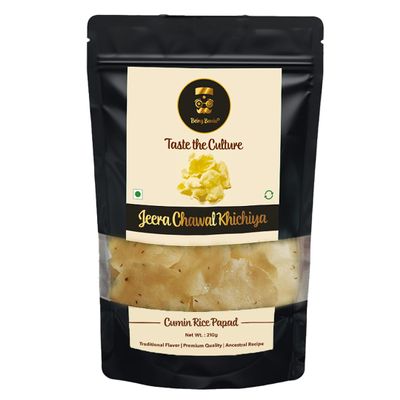 Being Bania Rice Papad, Rajasthani Khichiya-215 GramMasala Rice KhichiyaJeera Chawal Khichiya