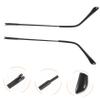 1 Pair Glasses Replacement Temples Eyeglass Temple Arms Sunglasses Temple Sunglasses Arm Replacement Eyeglasses Arm Glasses Arms Legs Sun Glasses Alloy Reading Glasses Double Teeth view 2