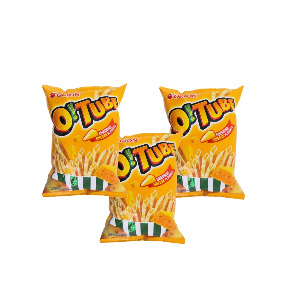 Generic ORION O! Tube Snack Chip Variety Packs - Cheddar Cheese/Sweet Chilli/Jalapeno & Cheese [115g/Flavors] (Chedda Cheese 3ea)
