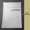 (25 Pieces) White Mylar Resealable Zip & Seal Bags 3.5x5 Inches, Heat Sealable, Zipper, Smell Proof view 4