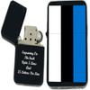 Flags of The World Nations UV Printed Windproof Oil Lighter - Personalized Custom Engraving on The Back C- (Estonia) - Christmas, Halloween & Valentines Day Gift view 1