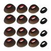 Be In Your Mind 8Pair Black Silicone Earplugs in-Ear Headphones Eartips Replacement Earbuds Headphone Attachments Compatible with JBL Tune Flex 4 Sizes (XS/S/M/L), large view 1