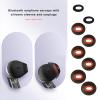 Be In Your Mind 8Pair Black Silicone Earplugs in-Ear Headphones Eartips Replacement Earbuds Headphone Attachments Compatible with JBL Tune Flex 4 Sizes (XS/S/M/L), large view 2