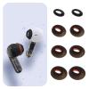 Be In Your Mind 8Pair Black Silicone Earplugs in-Ear Headphones Eartips Replacement Earbuds Headphone Attachments Compatible with JBL Tune Flex 4 Sizes (XS/S/M/L), large view 4