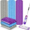 6 Pack Reusable Mop Pads for Swiffer PowerMop, Super Absorption, Multi-Surface Hardwood Floor Cleaning, Machine Washable Up to 100 Times, Durable, Suitable for All Finished Floors view 1