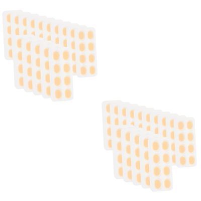 PartyKindom 120pairs Non- Eyeglass Nose Pads Self-Adhesive Eva Comfort Grips Thin Mats for Glasses for Day Wear and Stability