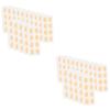 PartyKindom 120pairs Non- Eyeglass Nose Pads Self-Adhesive Eva Comfort Grips Thin Mats for Glasses for Day Wear and Stability view 1