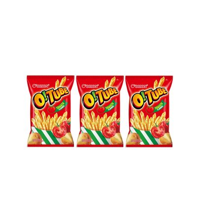 Generic ORION O! Tube Snack Chip Variety Packs - Cheddar Cheese/Sweet Chilli/Jalapeno & Cheese [115g/Flavors] (Tomato 3ea)