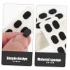 PartyKindom 2sets Eyeglass Nose Pads Soft Sponge Nose Pieces Reusable Pads for Glasses Non-Slip Comfortable 60pairs*2 view 2