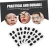PartyKindom 2sets Eyeglass Nose Pads Soft Sponge Nose Pieces Reusable Pads for Glasses Non-Slip Comfortable 60pairs*2 view 3