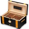 MidiLi Humidor Box Cedar Wood Cigar Humidor Portable Travel Large Storage Cigar Box Home Humidifier Hygrometer Decorative Box view 2