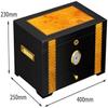 MidiLi Humidor Box Cedar Wood Cigar Humidor Portable Travel Large Storage Cigar Box Home Humidifier Hygrometer Decorative Box view 3