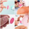 Ipetboom Baby Nail File Pads 24pcs Nail Trimmer Replacement Pads Electric Baby Nail Grinding Heads Polish Disc for Nail File Clippers and Cutter Pads for Toddler Kids Red view 4