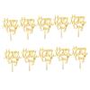 OFFSCH 10pcs Happy Mother's Day Acrylic Cake Decoration Inserts Elegant Cake Toppers for Mother's Day Party Cute Mirror Finish Your Celebration Stylish Decor view 1