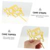 OFFSCH 10pcs Happy Mother's Day Acrylic Cake Decoration Inserts Elegant Cake Toppers for Mother's Day Party Cute Mirror Finish Your Celebration Stylish Decor view 3