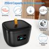 Retainer Cleaner Machine - 255ML Ultrasonic Denture Cleaner for Aligner Mouth Guard Toothbrush Ring Diamond, 45kHz LED Light Sonic Cleaning Machine for Jewelry, Dental Appliances view 4
