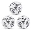 25th Anniversary Wedding Gifts for Couple, Boo Basket Stuffers for Husband Wife, White Elephant Gifts for Adults, Food Decision Dice, 25 Year Aanniversary Steel Gifts for Women Men Stocking Stuffers view 1