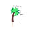 IMIKEYA 6sets Coconut Tree Cake Toppers Tropical Dessert Table Decorations for Birthdays Showers and Festivals Cloth Material Fun Party Picks for Cakes and Cupcakes view 2