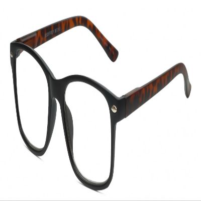 Calabria Beene Blue Light Reading Glasses +0.50 Black Crystal Tortoise Havana Mens Classic Readers Fashion Trendy Eyeglasses