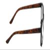 Calabria Beene Blue Light Reading Glasses +0.50 Black Crystal Tortoise Havana Mens Classic Readers Fashion Trendy Eyeglasses view 2