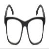 Calabria Beene Designer Reading Glasses +3.00 Matte Black Silver Mens Classic Readers Stylish Fashion Trendy Modern Eyeglass view 2