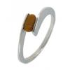 18-05 Tiger's Eye Sterling Silver Stone Geofossiles Minerals Stone Healing Crystals 18-05 view 1