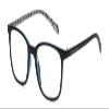 Calabria Lulu Reading Glasses +2.50 Navy Blue Crystal White Black Polka Dot Womens Classic Readers Fashion Trendy Eyeglasses view 1