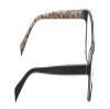 Calabria Lulu Designer Reading Glasses +7.00 Gloss Black Floral Women Classic Readers Stylish Fashion Trendy Modern Eyeglass view 3