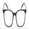 Calabria Lulu Designer Reading Glasses +3.50 Chocolate Brown Purple White Womens Chic Readers Fashion Trendy Modern Eyeglass view 2