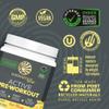 Sunwarrior Pre Workout Powder Energy Drink | Vegan, Plant-Based, Pre-Workout Supplement | Pump, Hydrate, Focus, Endurance, & Strength Builder | Yuzu Mango Flavored | 30 Servings | Active Preworkout view 3