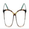 Calabria Lulu Reading Glasses +2.00 Tortoise Havana Pink Crystal Blue Women Classic Readers Fashion Trendy Modern Eyeglasses view 2