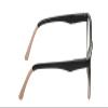 Calabria Lulu Cat Eye Reading Glasses +4.50 Black Pink Crystal Womens Classic Readers Stylish Fashion Trendy Modern Eyeglass view 3
