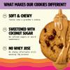 Chocolate Chip Protein Cookie, Soft & Chewy, High Protein Snack, Gluten-Free, Grain-Free, Dairy-Free, No Seed Oils, No Refined Sugars, Made with Almond Butter & Collagen, 12-Pack view 4