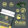 Sunwarrior Pre Workout Powder Energy Drink Non-Stim & Caffeine Free | Vegan Plant-Based Supplement | Pump Hydrate Focus Endurance & Strength Builder | Yuzu Mango Flavored 30 Serving Active Preworkout view 3