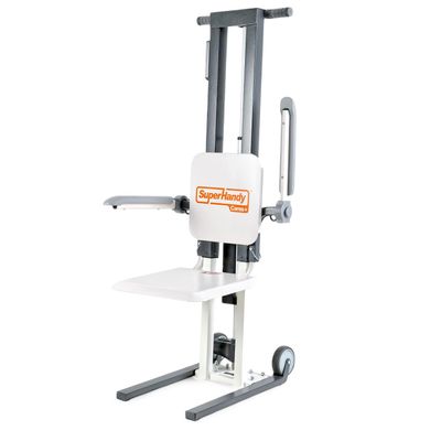 SuperHandy GoRise Electric Floor to Stand Lift  500 Lbs Capacity, Standing Assistance, Portable, Adjustable, Ergonomic, Easy Storage, Patent Pending (FS (Floor Lift))